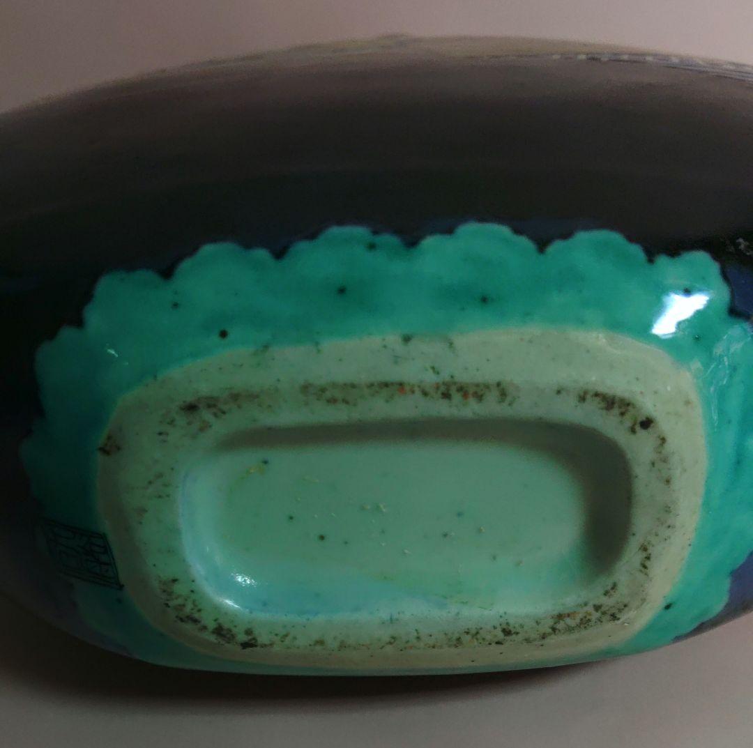 九谷焼 白舟 徳利 手書き 色絵 陶器製 九谷焼 白舟 徳利 手書き 色絵