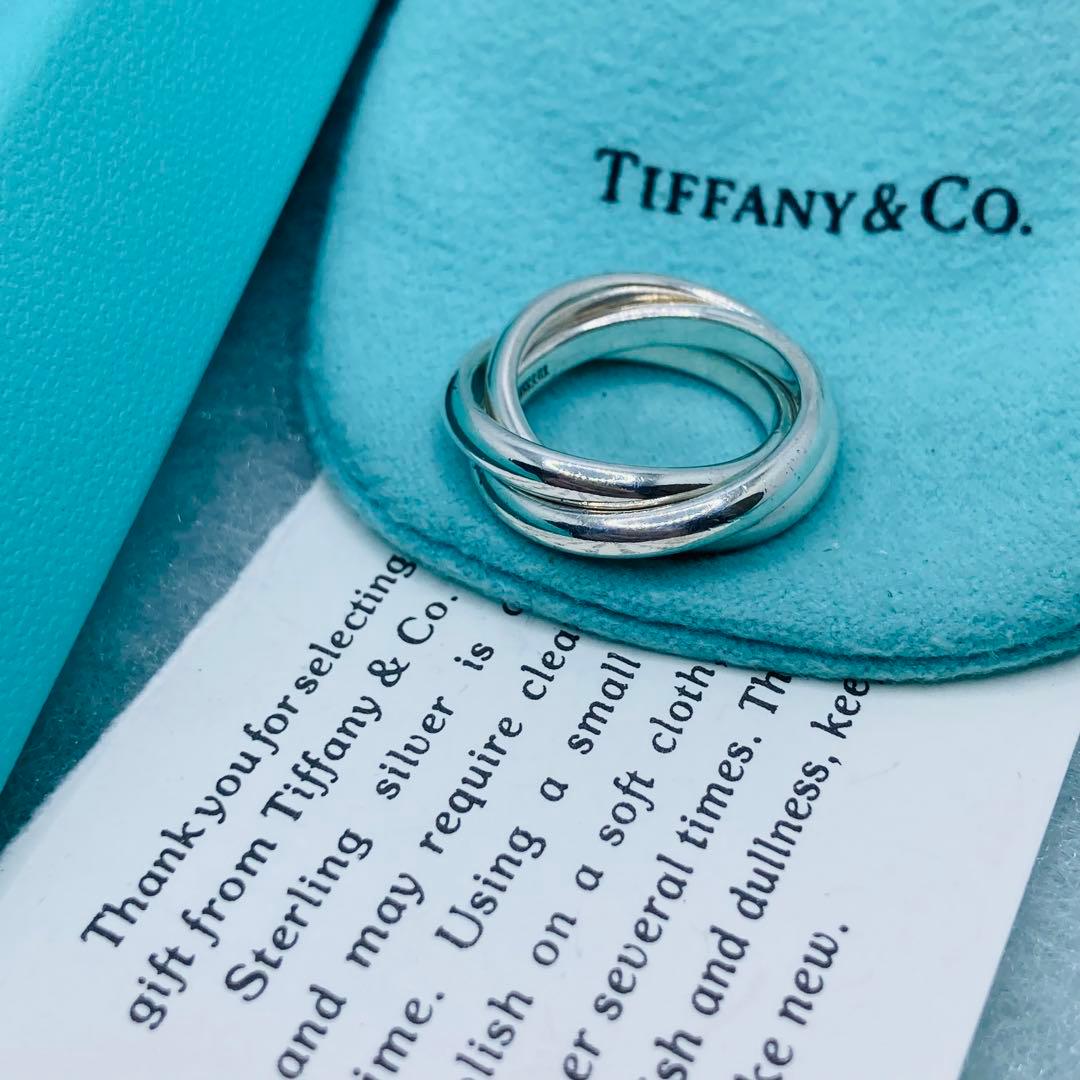 g*o様 最終値下げ！　ティファニー リング インターロッキング 3連　AG92