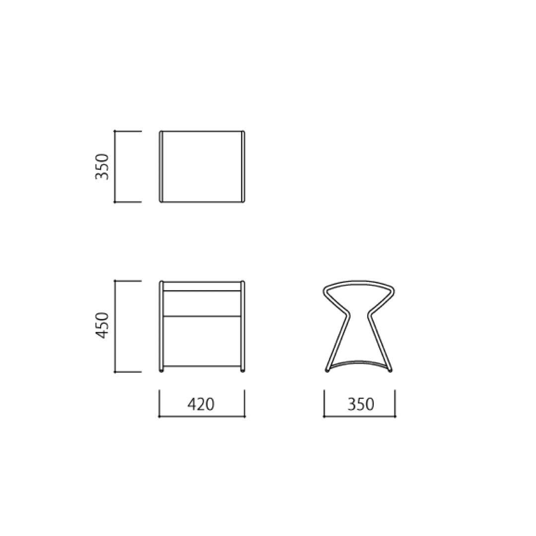 IDEE ラタン スツール　SHROOM WICKER