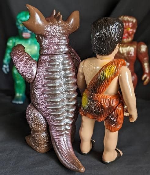 フランケンシュタイン＆バラゴン＆サンダ＆ガイラ（M1号） ソフビ4