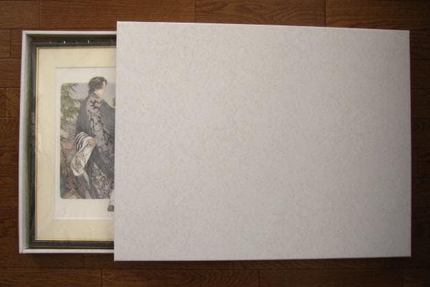 十二国記　 複製原画　青陽の曲　山田章博　直筆サイン　シリアルナンバー　入り