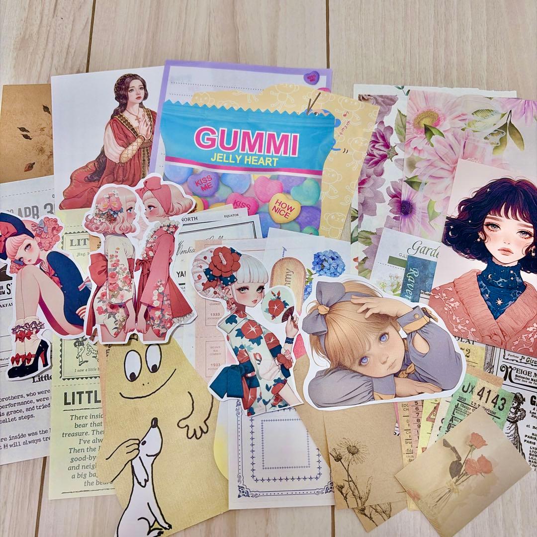 海外マステ切り売り ♡23種類セット♡簡易ファイル付き - メルカリ