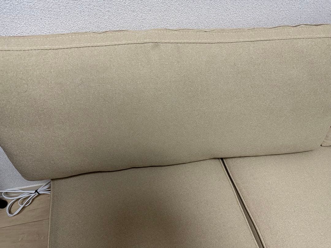 カウチソファ　ベージュ