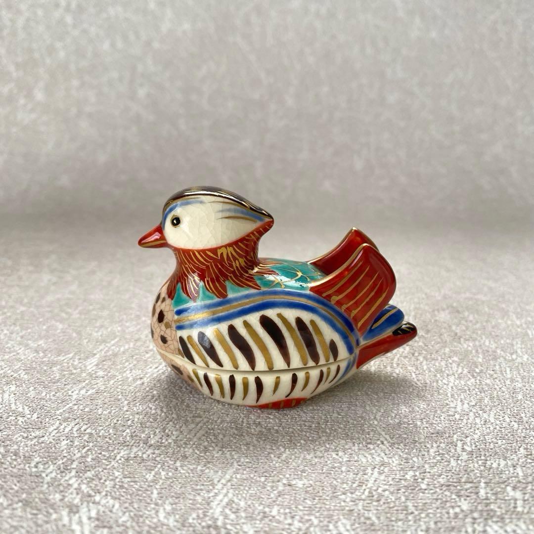茶道具 御室窯 仁清 鴛鴦 おしどり 香合 - メルカリ