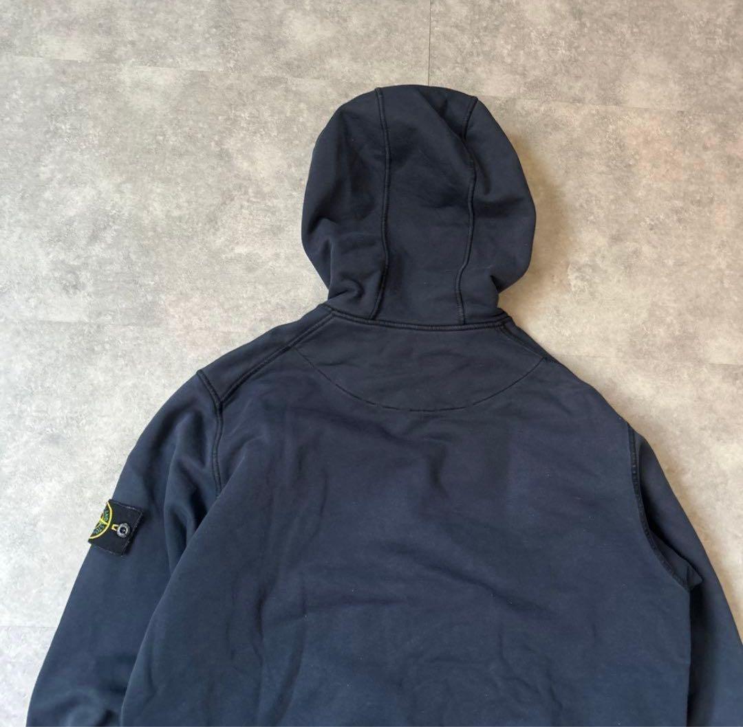 【希少モデル❗️】美品！stone  ジップパーカー　ネイビー　L