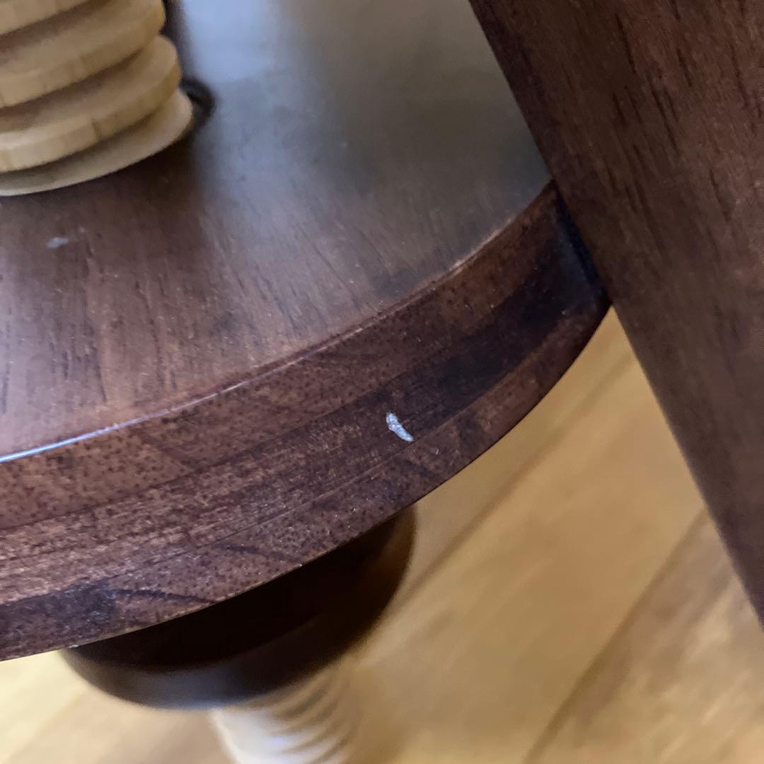 【廃盤品】広松木工 スピンスツール 回転 昇降 テーブル