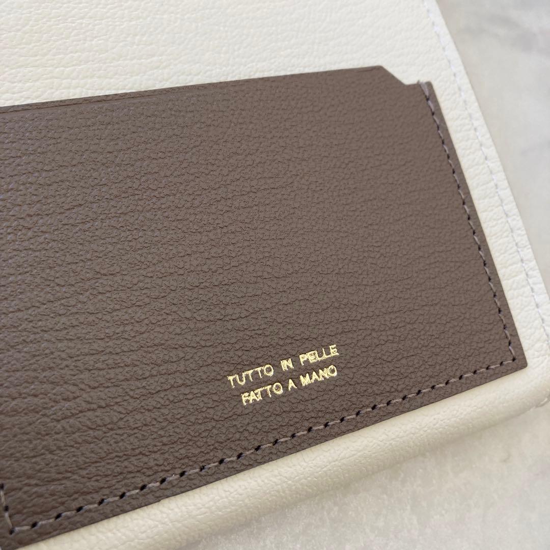 【新品未使用】定価4.6万円L’arcobalenoフラップショルダーウォレット