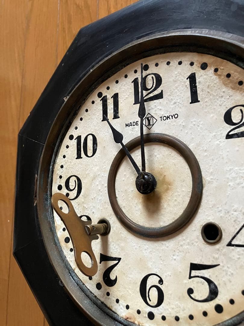 アンティーク柱時計 振り子時計 掛け時計 戦前