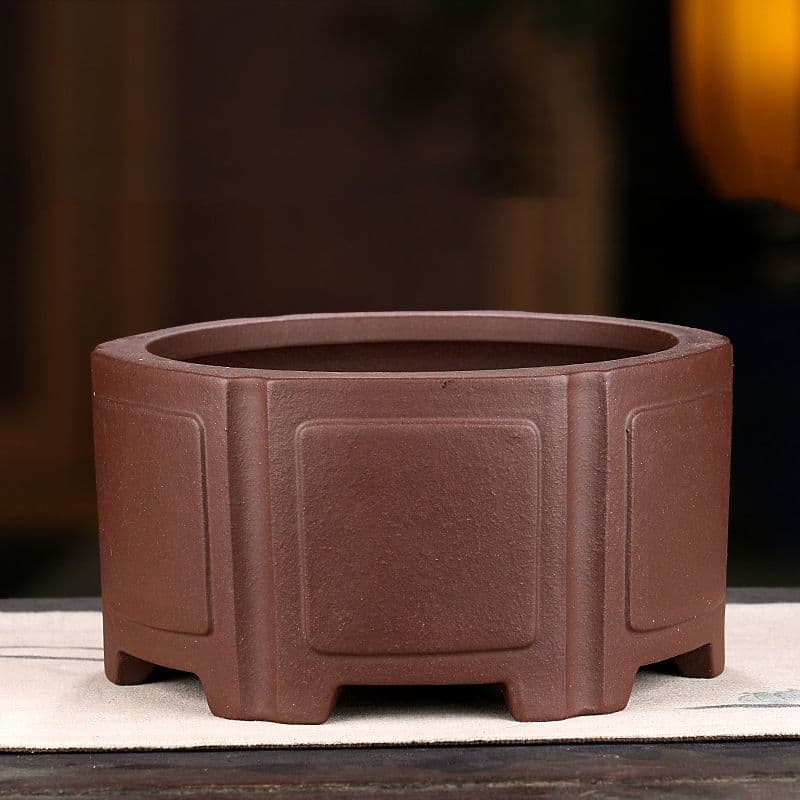 六方盆 多肉植物鉢 紫砂鉢 盆栽鉢 植木鉢 小品盆栽鉢 大品盆栽鉢