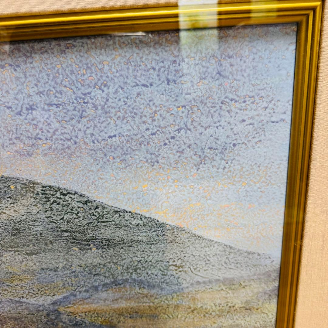 大迫力 特大 真作 中嶌 虎威作「筑波」日本画 風景画 F30号 - メルカリ