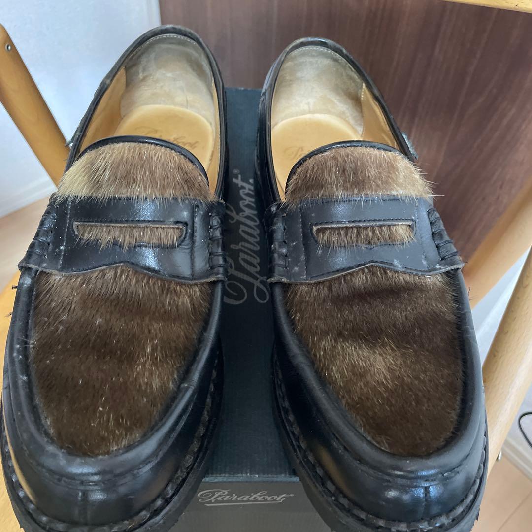 パラブーツ　ランス　フォック　アザラシ　UK8 ブラック　Paraboot