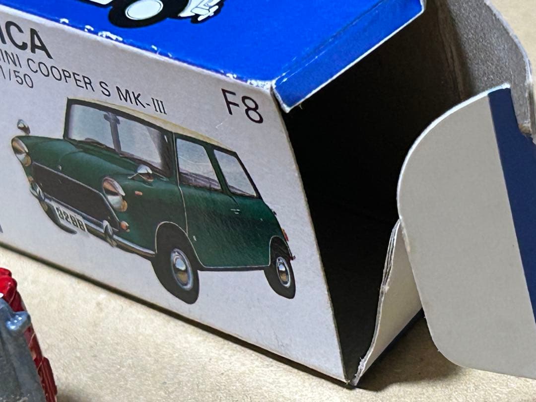 トミカ ミニクーパー クリヤマ模型 タミヤ 赤 ホイール銀