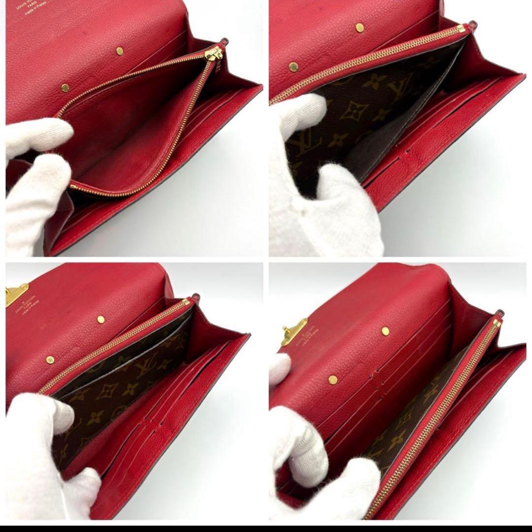 極上美品✨ルイヴィトン ポルトフォイユ パラス コンパクト スリーズ赤
