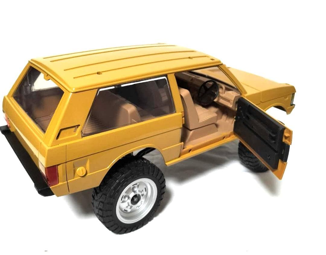 MN 168 1/12 初代レンジローバーSUVラジコンクローラー YELLOW