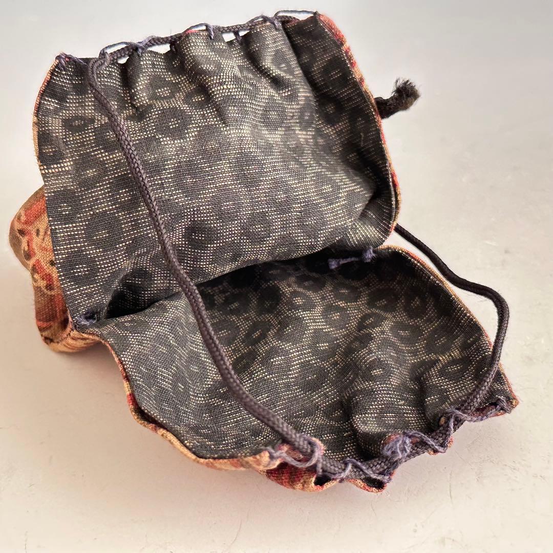 煎茶道具 唐物 点同 古錫 輪花形 茶心壷 茶入 仕服