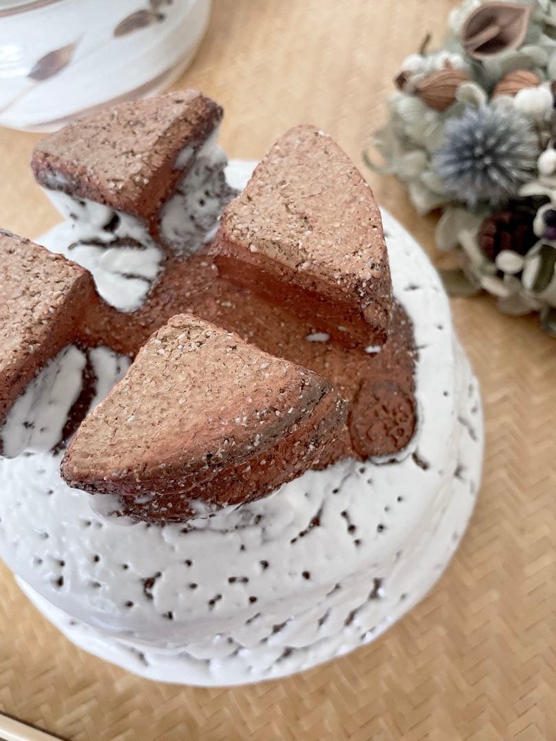 萩焼 山根清玩 鬼萩 割高台 新品 光彩庵 抹茶碗 陶器 茶器 茶道 - メルカリ