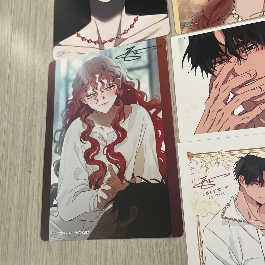 特典のみ オークの樹の下①②③④アニメイト限定ビジュアルボード 小説