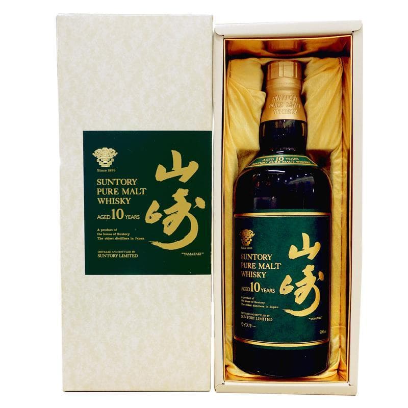 サントリー 山崎 10年 ピュアモルト グリーンラベル10年 700ml 箱付