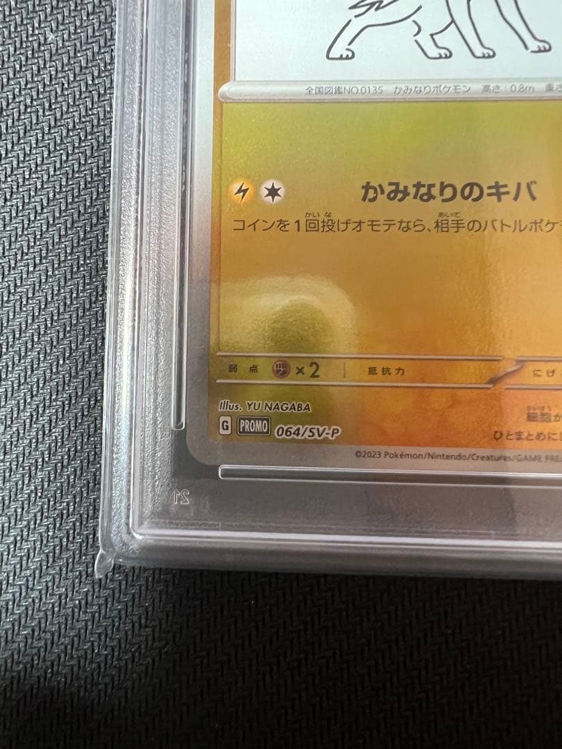 サンダース psa10 #064 長場雄 ナガバイーブイ