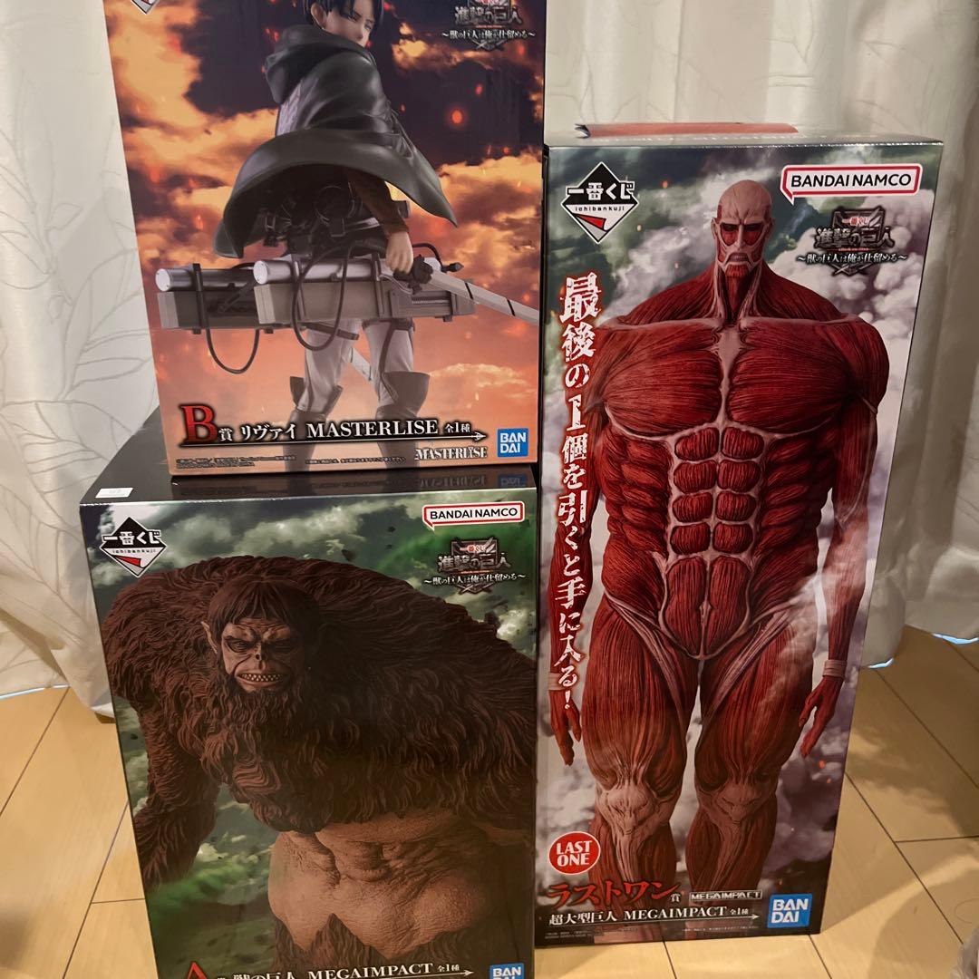 一番くじ 進撃の巨人　～獣の巨人は俺が仕留める～　全賞コンプリート　全39点