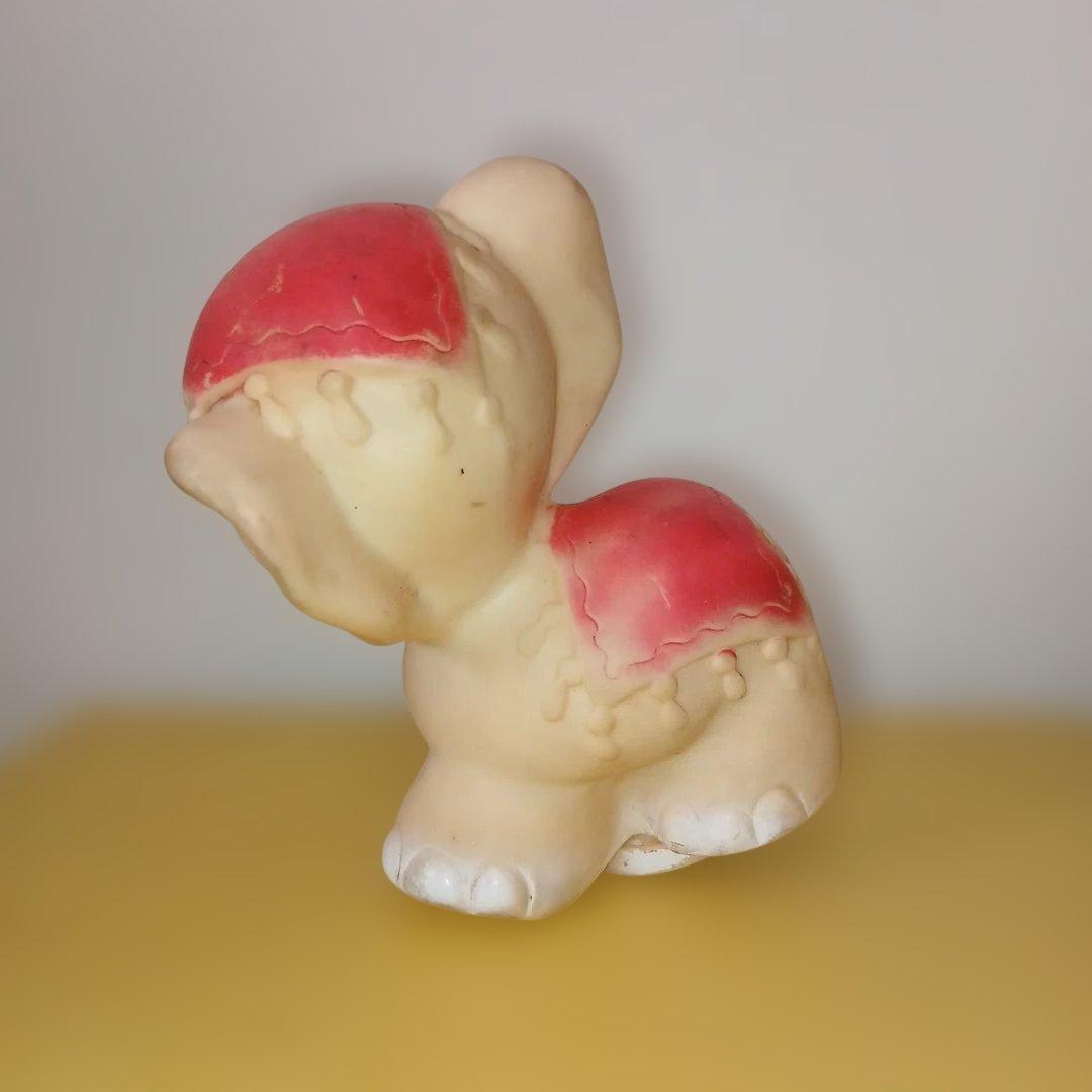 ヴィンテージ　ゾウさん　ソフビ人形