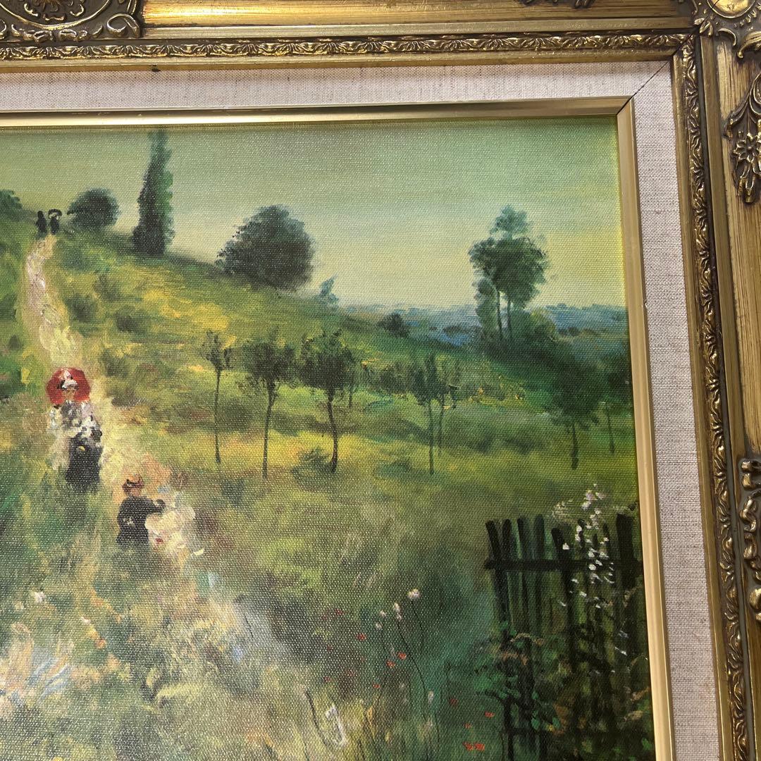 ルノワール　草原の坂道　複製品