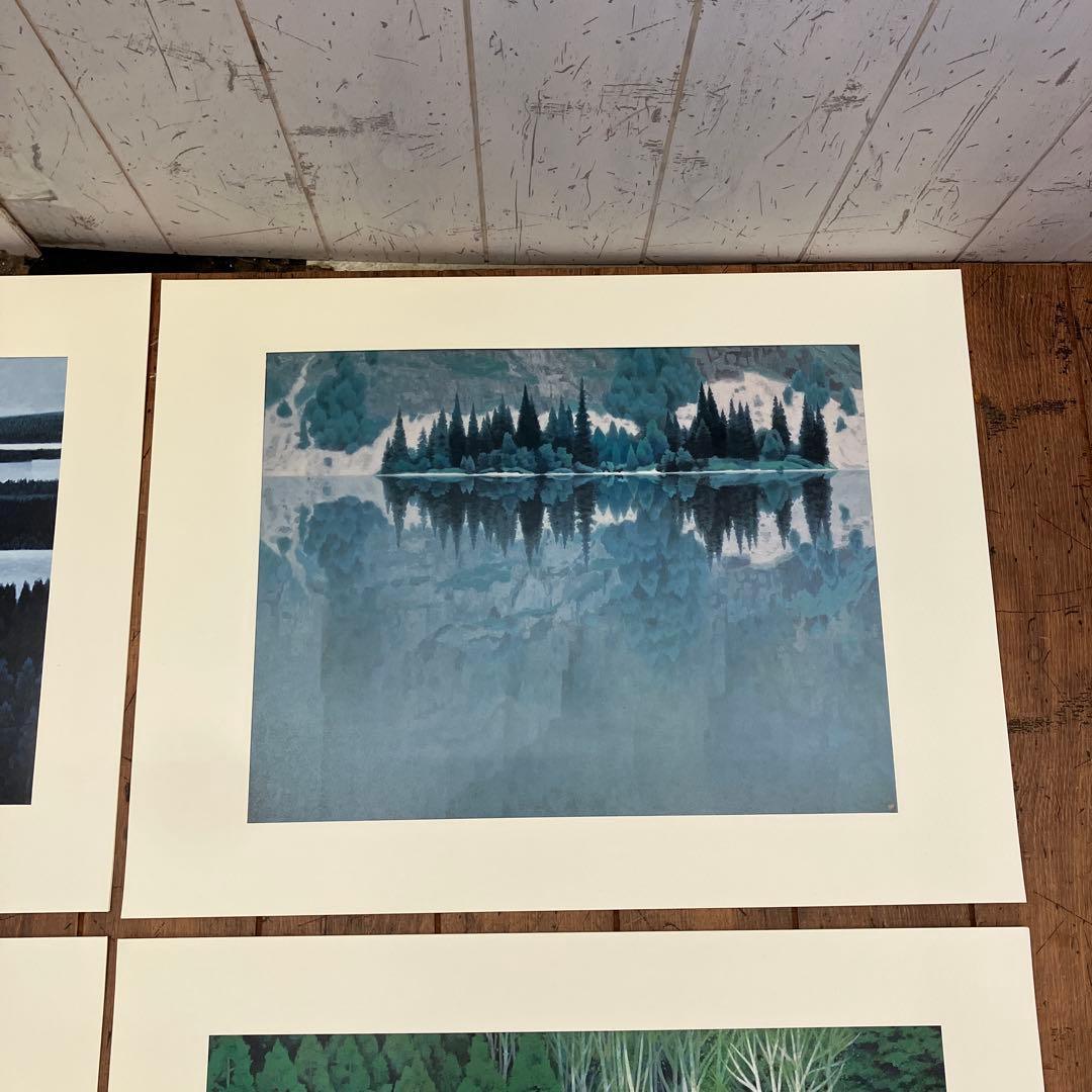 東山魁夷 爽風明水 日本経済新聞社 風景画 作品集 画集 8枚 四季 景色 美術