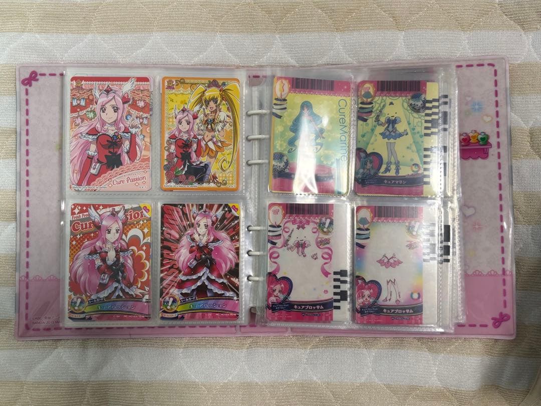 ハピネスチャージプリキュア プリチェンミラー&プリカード399枚+ダブり21枚