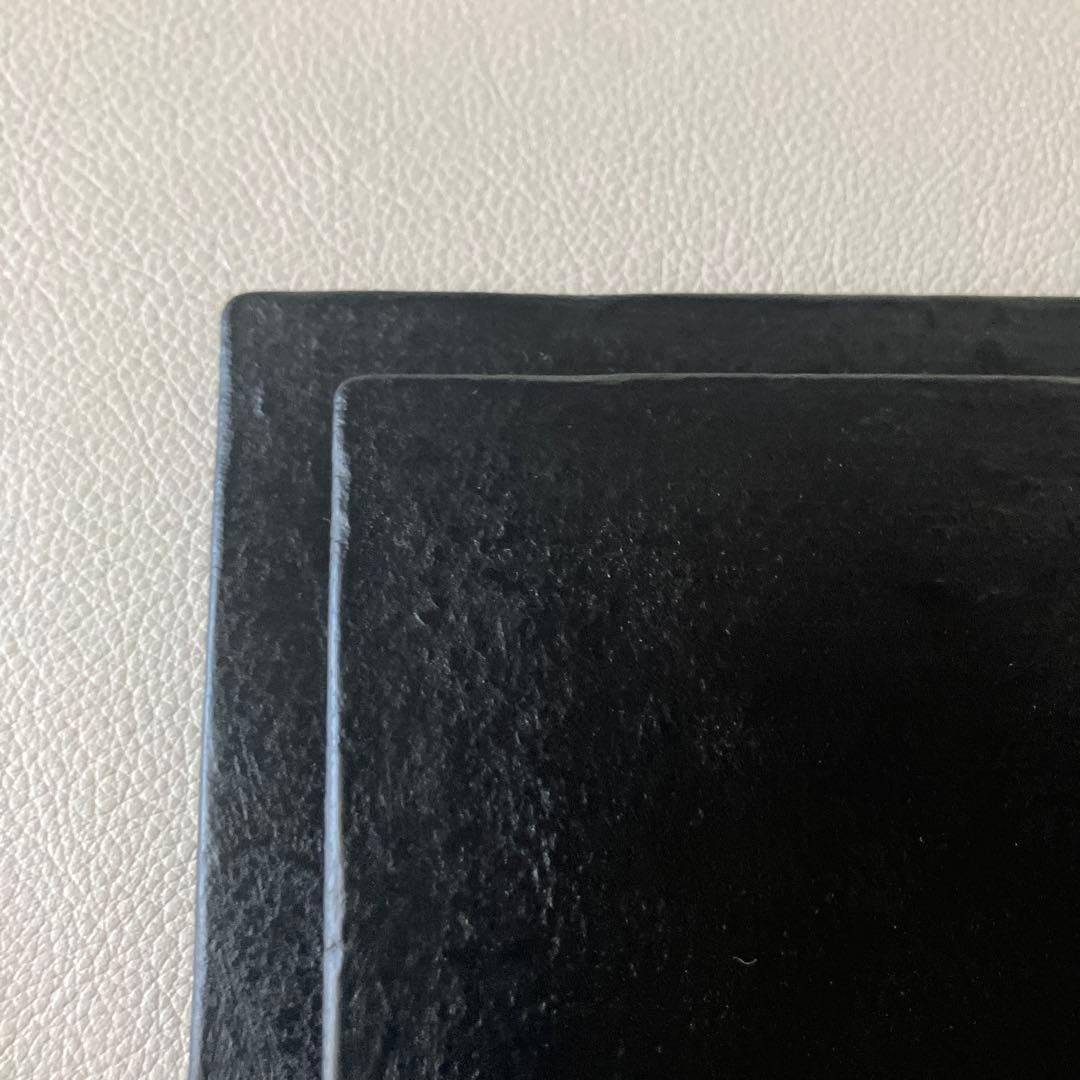 杉田明彦　スレート折敷　2点