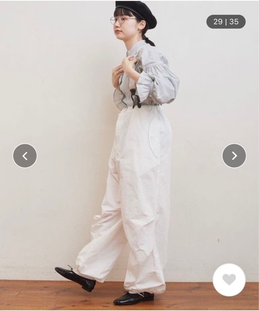 新品タグ付き　fig London suspender  pants