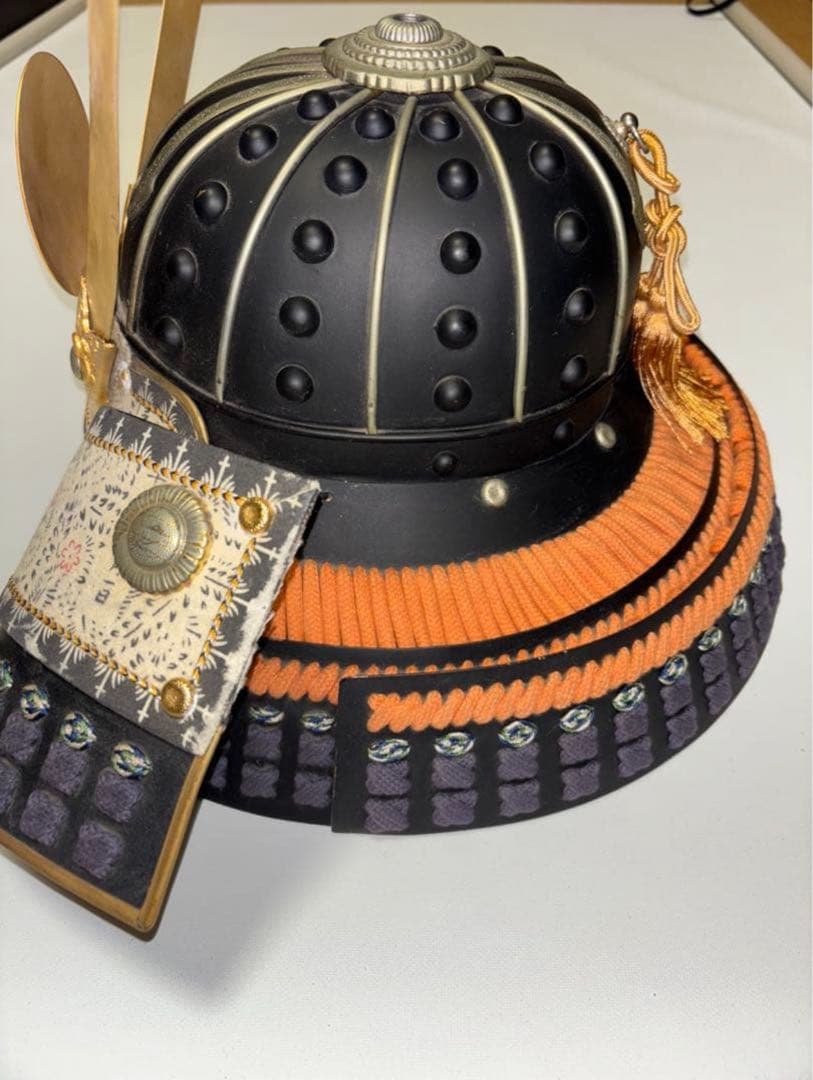 エリサ‼️美品！現代等身大甲冑　橙糸威黒桶胴具足