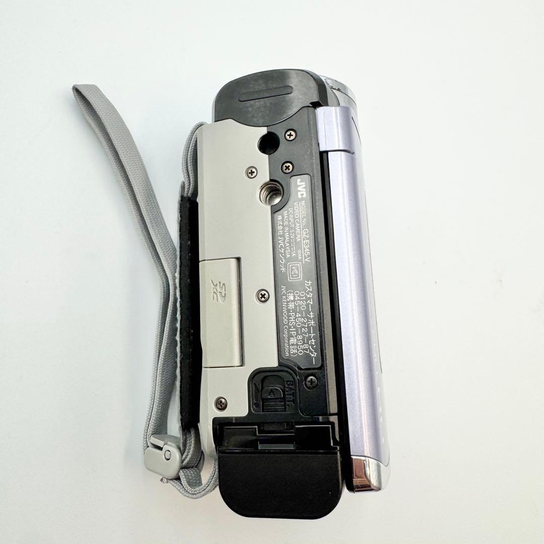 【美品】JVC Everio GZ-E345-V ビデオカメラ バイオレット