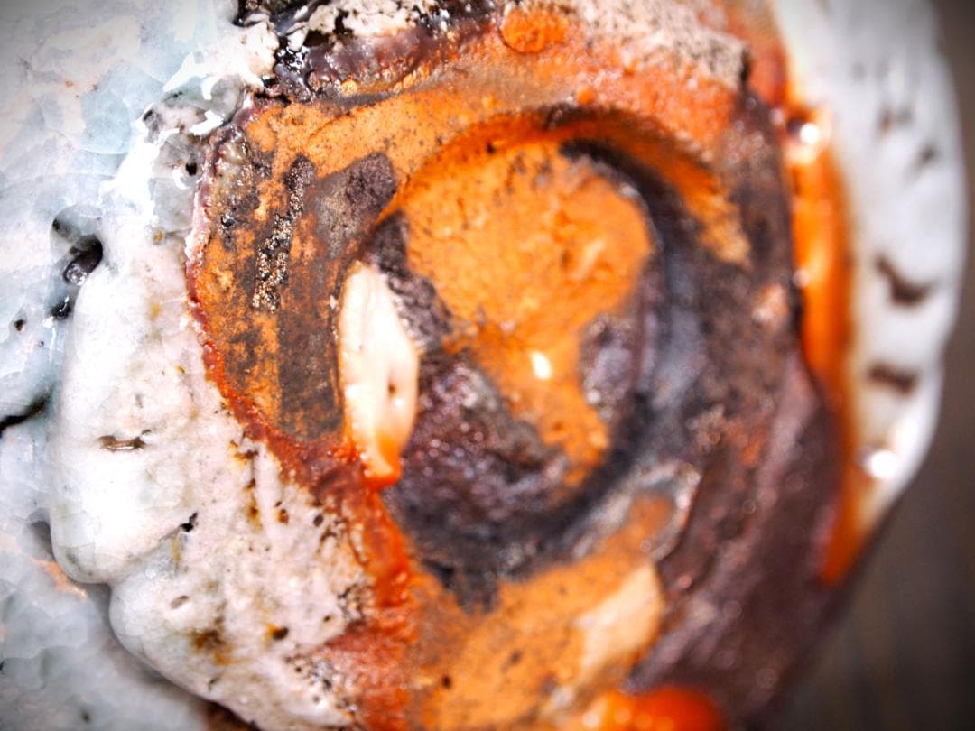 希少作☆熊野九郎右衛門☆熊志野茶碗☆共箱・布・栞