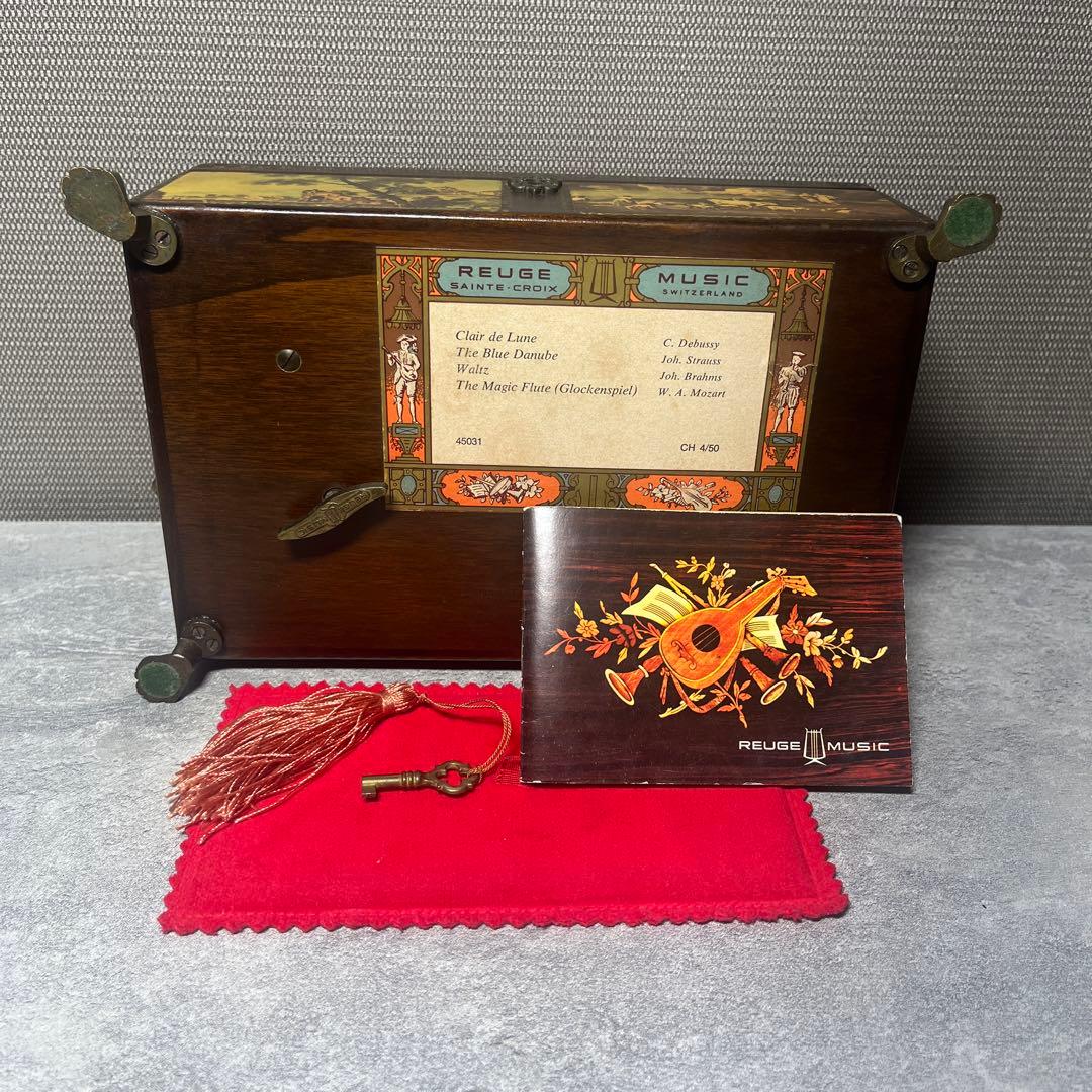 リュージュ オルゴール CH4/50 約50年物です。 アンティーク