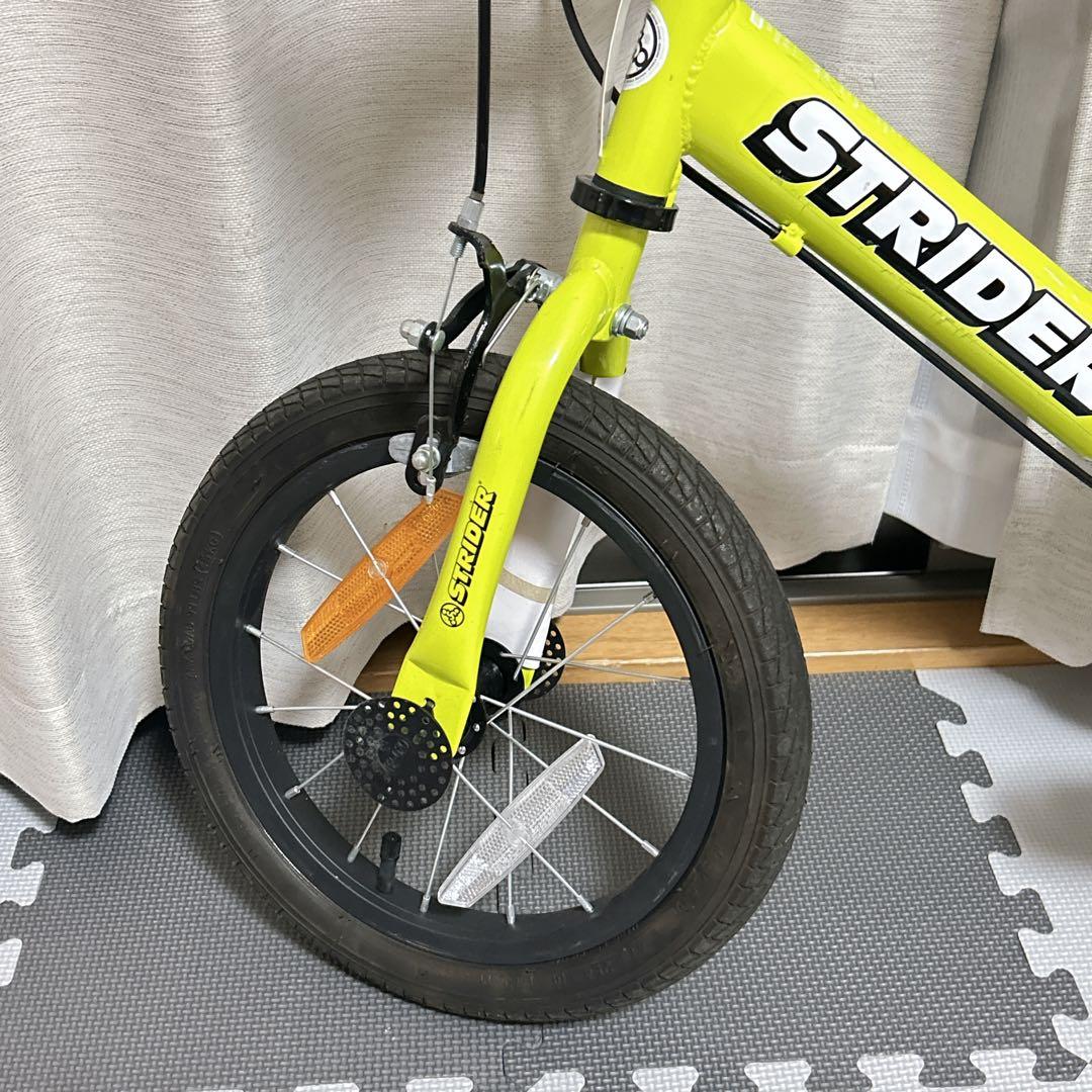 極美品/希少カラー】STRIDER 14X ライムイエロー/説明書・部品付 極美