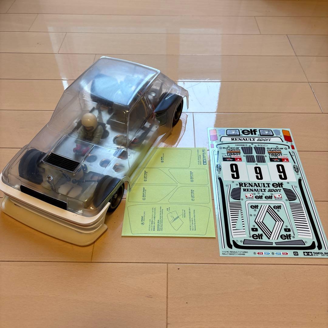 タミヤラジコン　ルノーサンク5 ビンテージ　レトロ　当時物シャーシ　希少 タミヤラジコン ルノーサンク5 ビンテージ レトロ 当時物シャーシ 希少