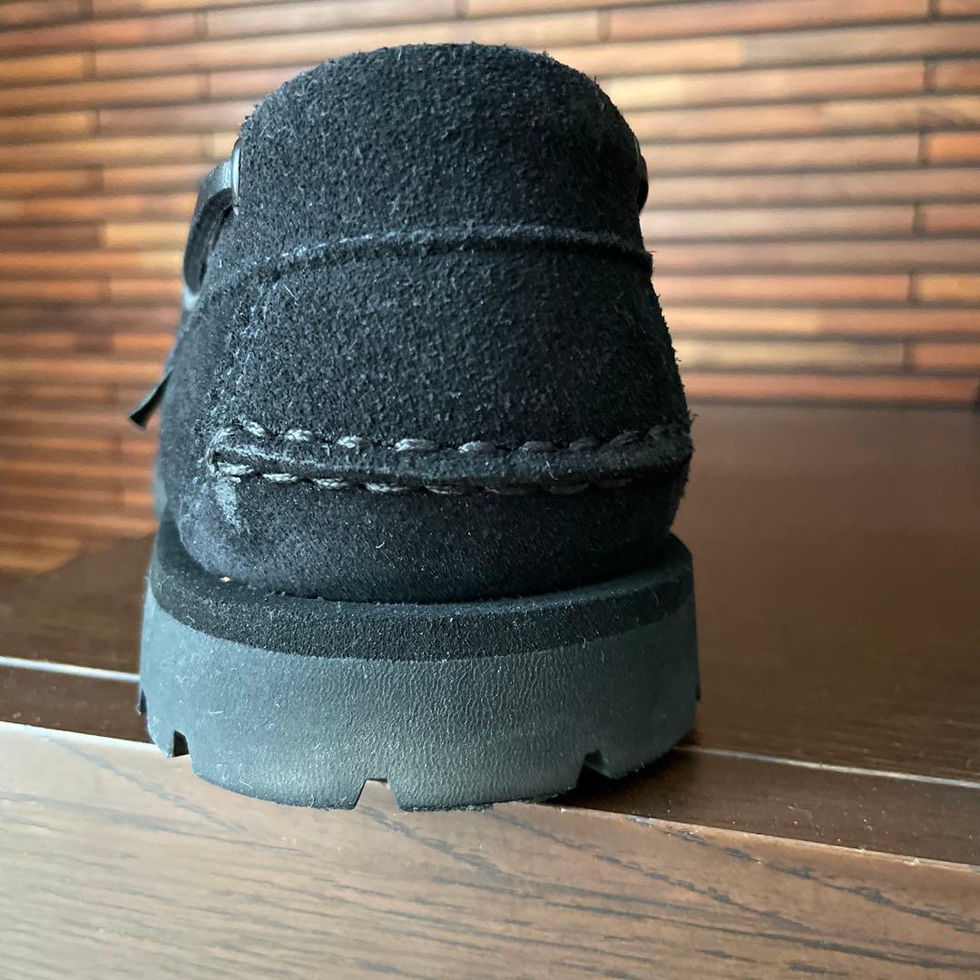 美品 パラブーツ デッキシューズ MALO 黒スエード UK6.5