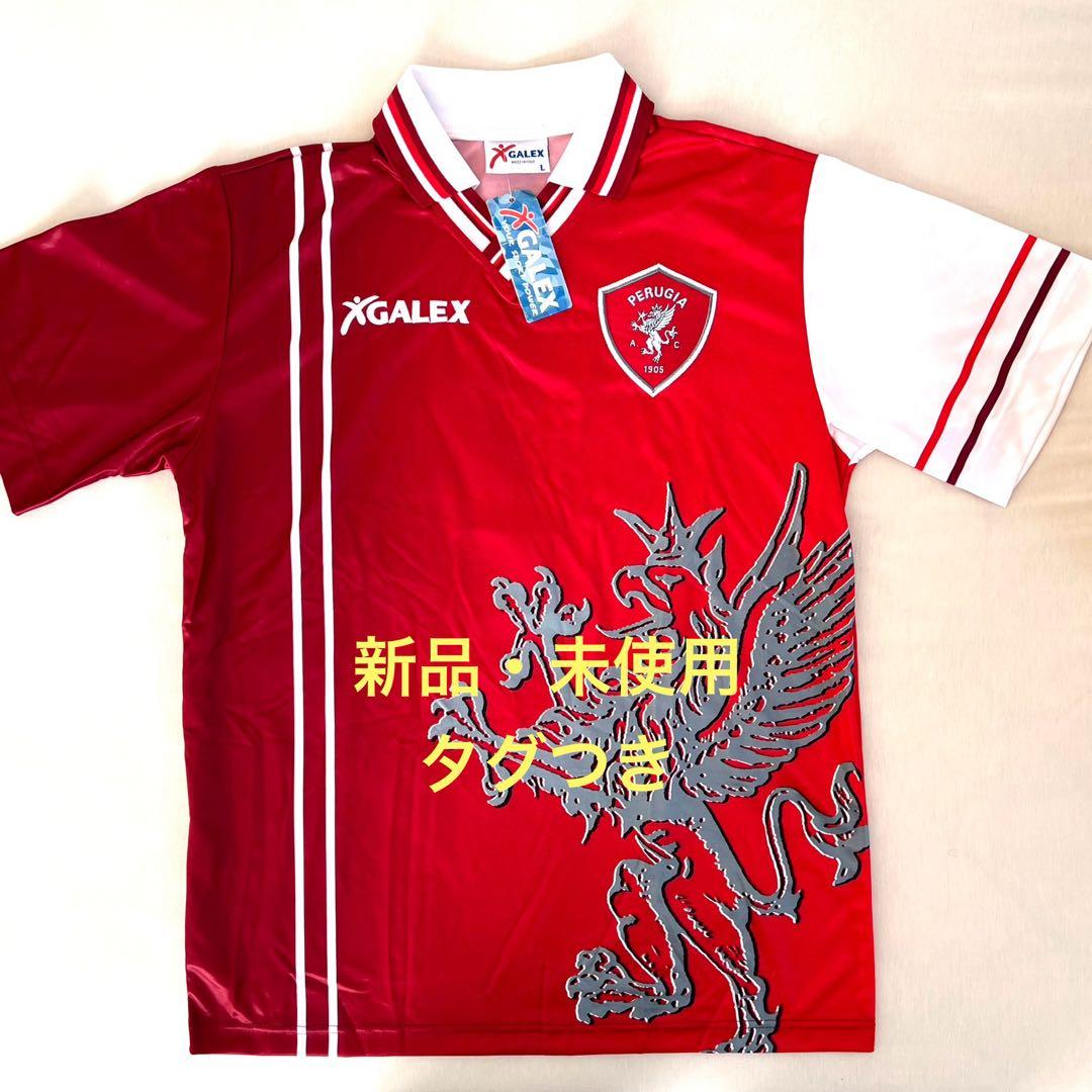 ペルージャ 中田英寿 XL 長袖 ユニフォーム セリエAパッチ付き 中田