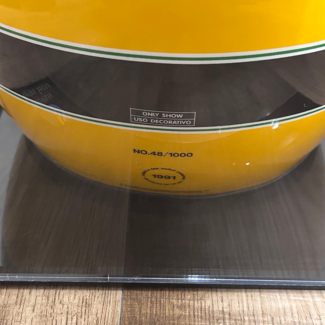 超レア品　アイルトン・セナ 公認レプリカヘルメット 限定1000個　1991年