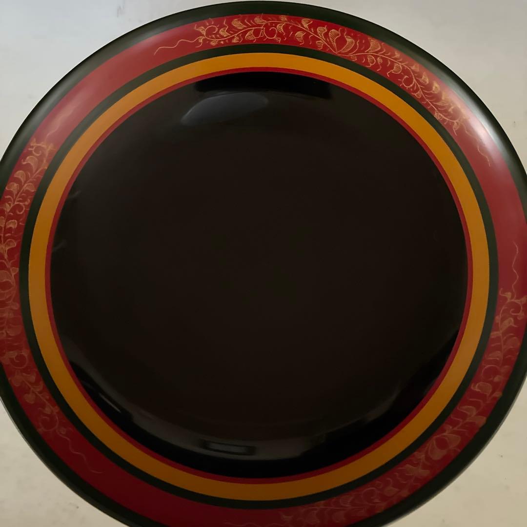 漆器 菓子器 高台付　　高杯　新品