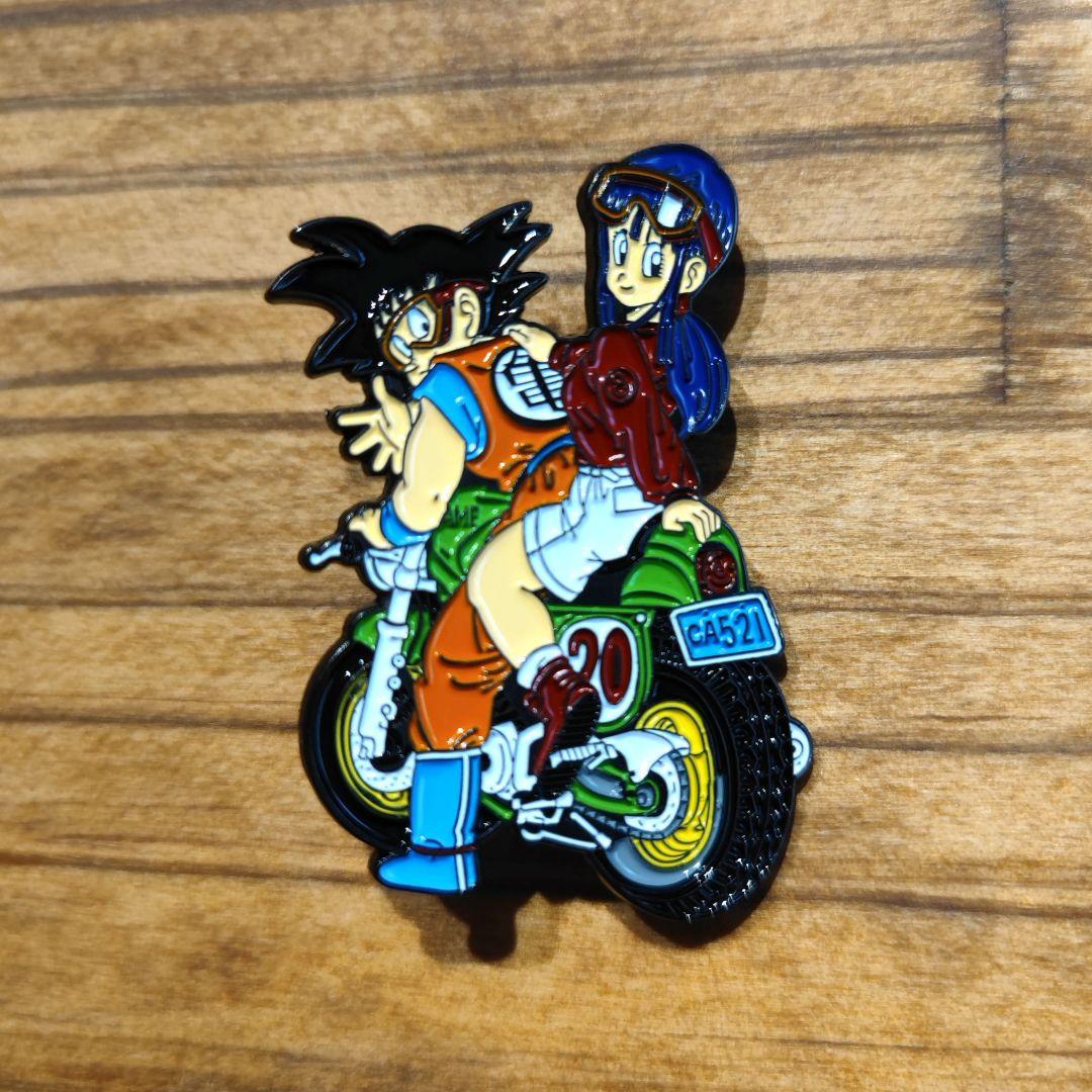 ドラゴンボール ピンバッジ 鳥山明 孫悟空 ブルマ - メルカリ