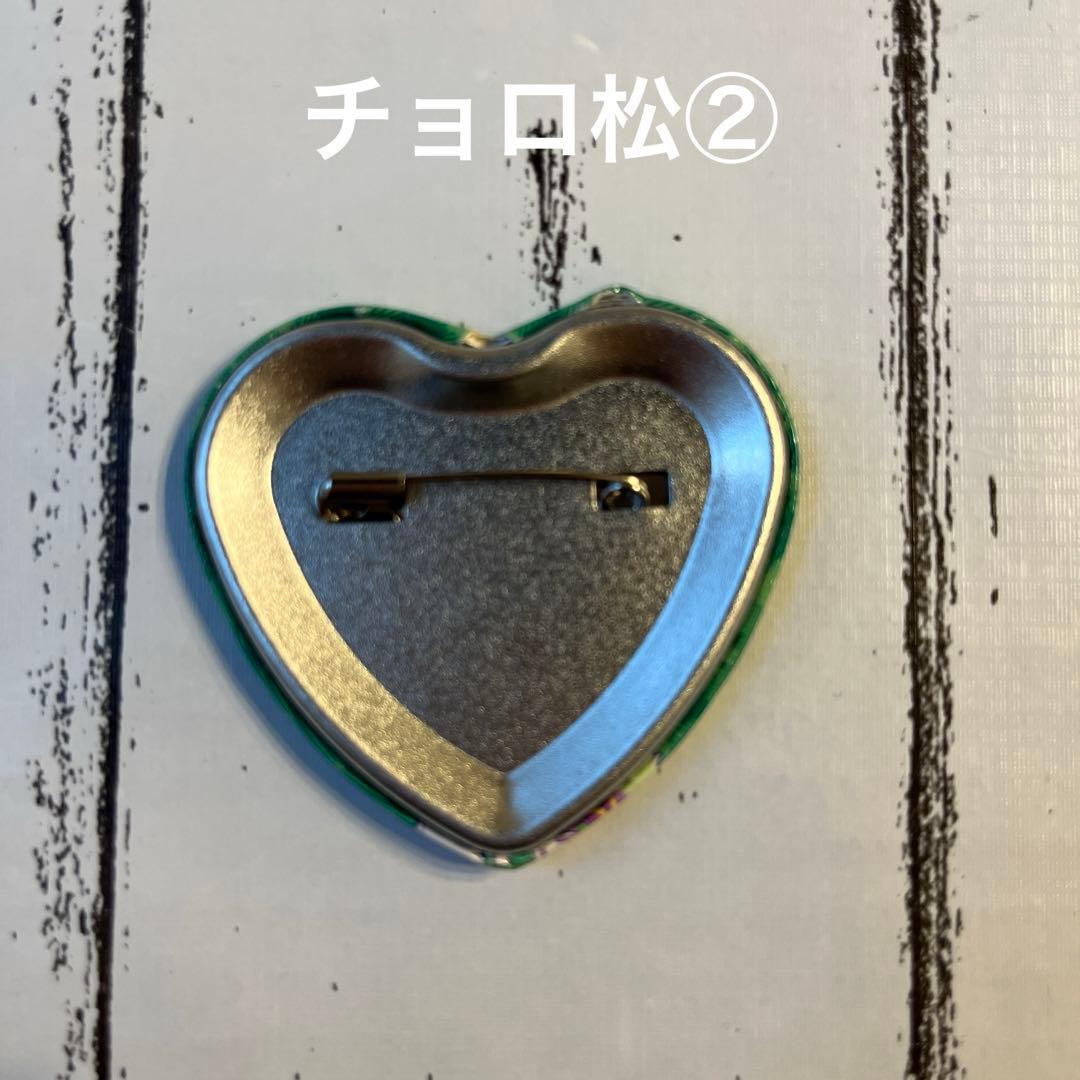 おそ松さん ハート缶バッジ　悪魔バンド　HMV トド松　一松　カラ松　チョロ松