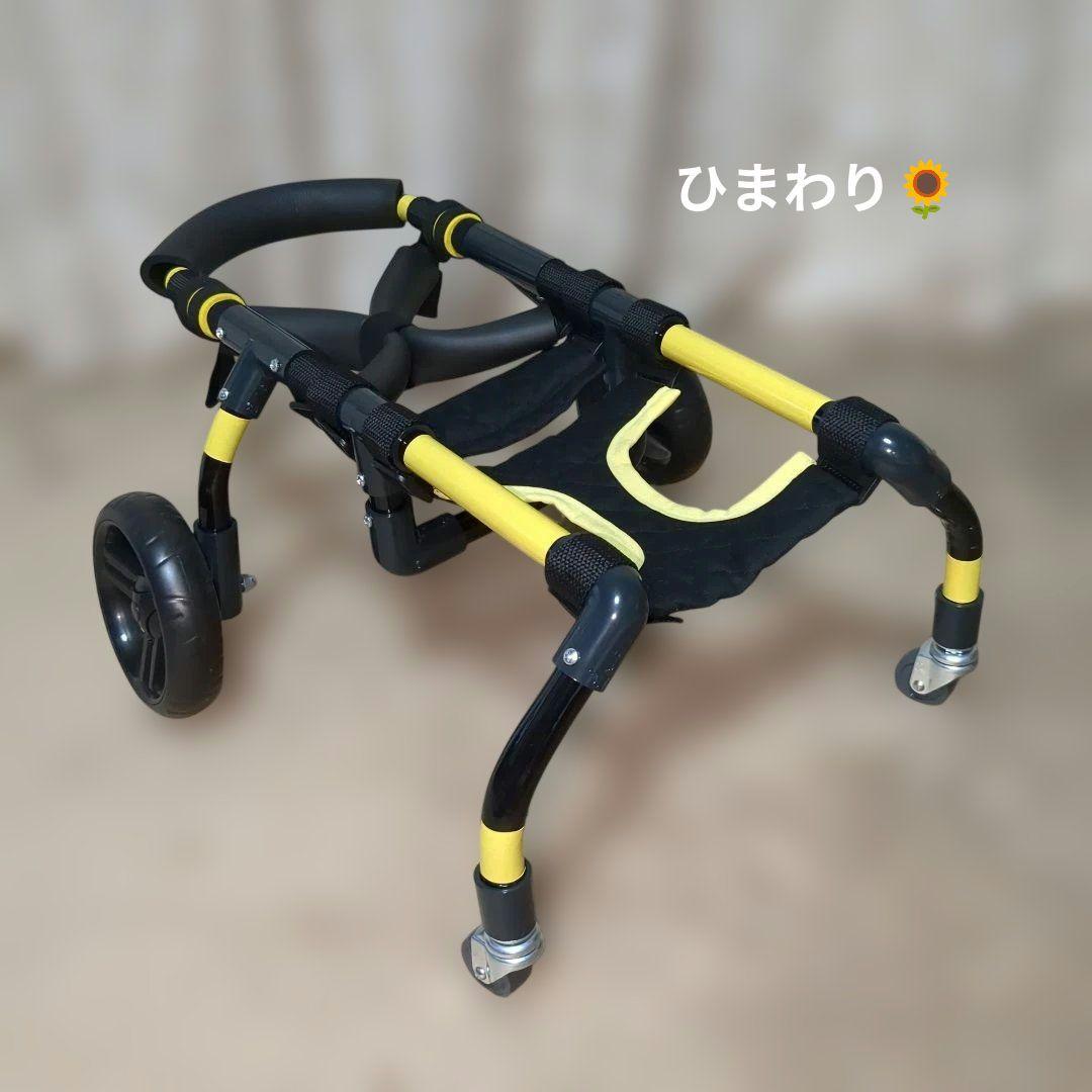 ワンちゃん4輪 リハビリ 食事補助 犬用車椅子 介護用品 犬の歩行器