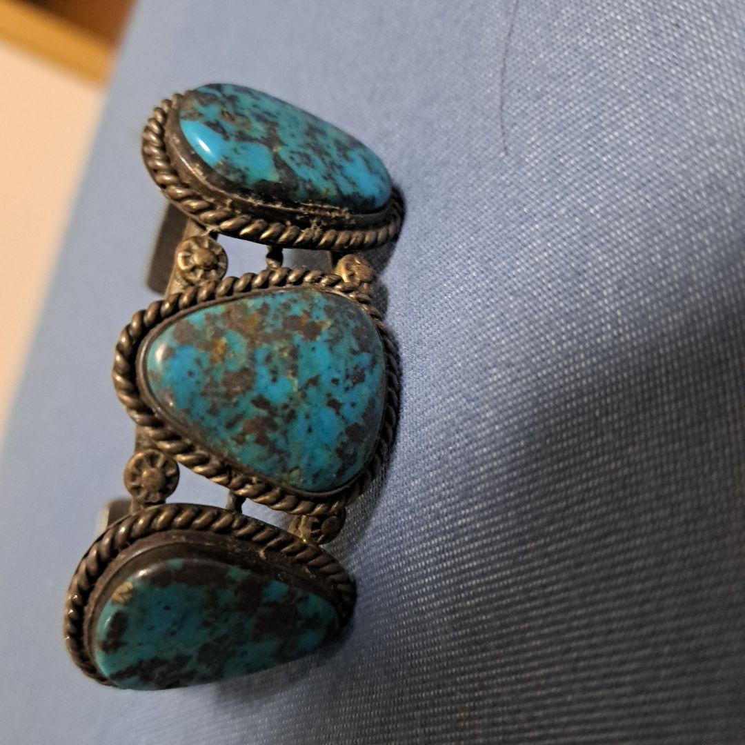 アリゾナターコイズトリプルストーンバングル