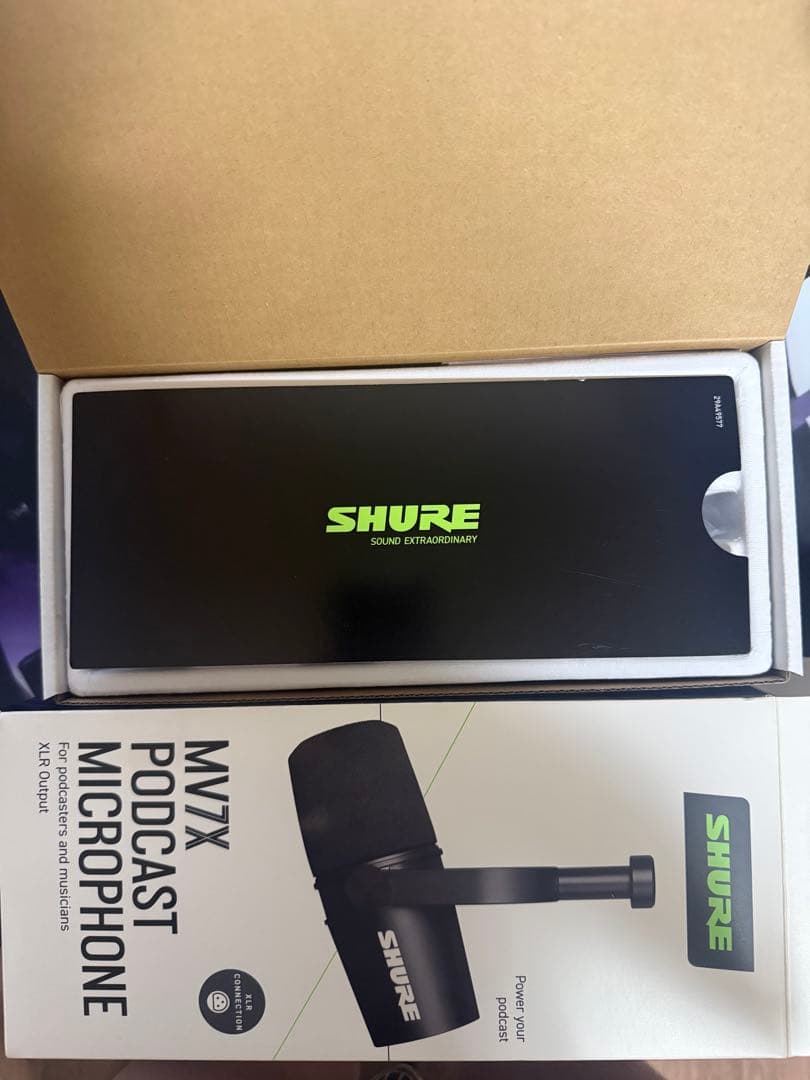 SHURE MV7X ポッドキャストマイク