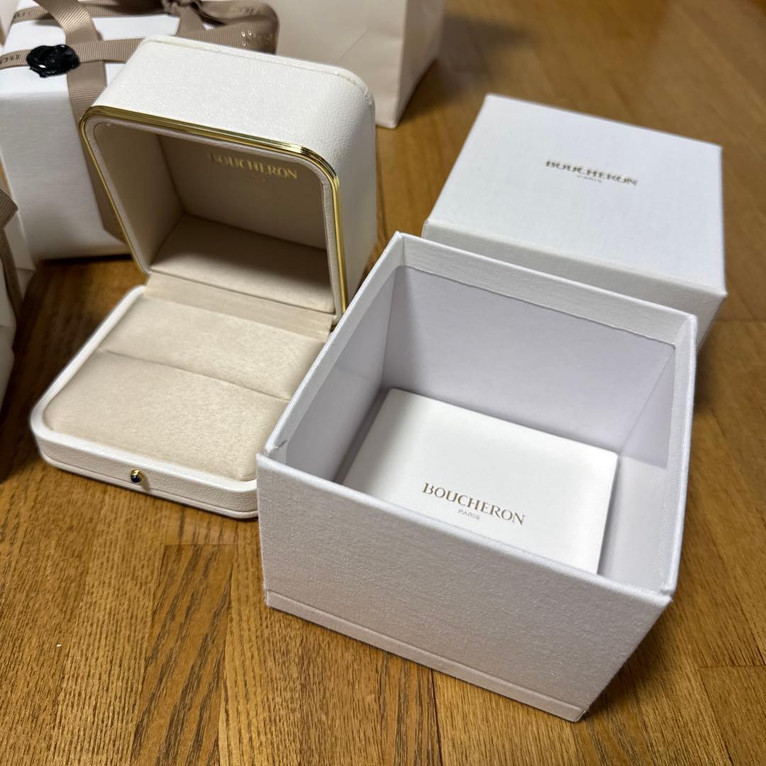 ブシュロン リングケース 箱 外箱 ショップ袋 BOUCHERON リングケース