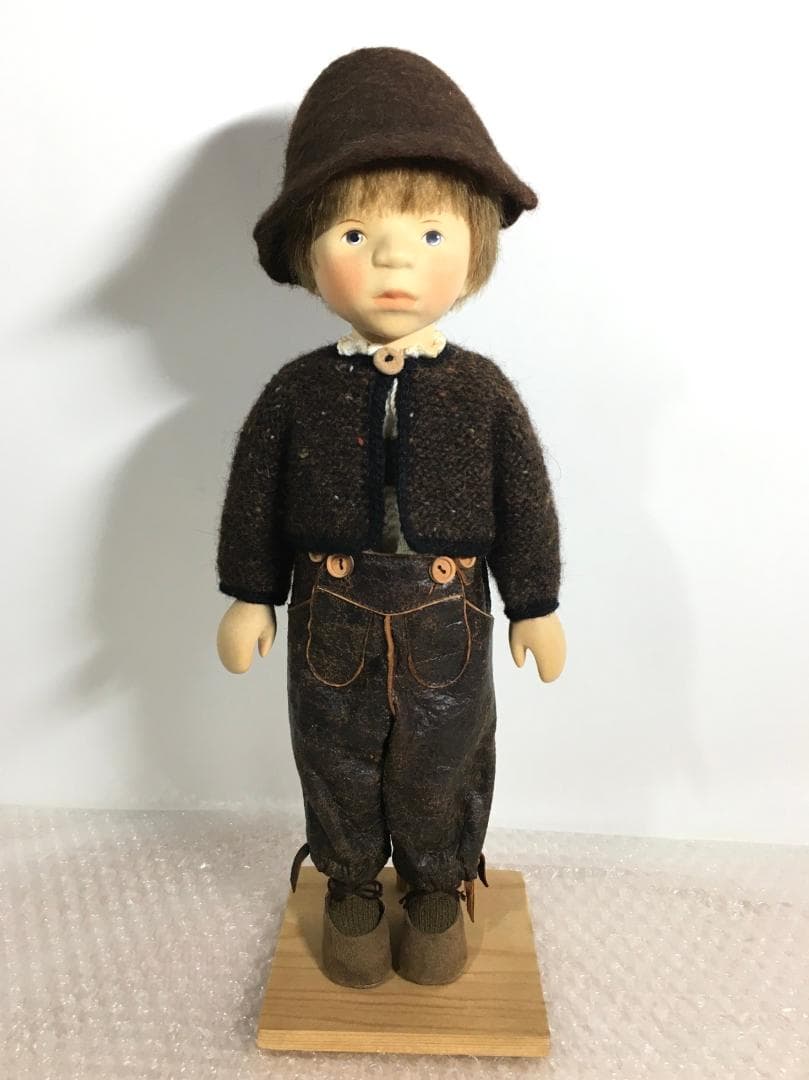 ○[美品] ポングラッツ人形 オールウッド pongratz 木製人形37cm