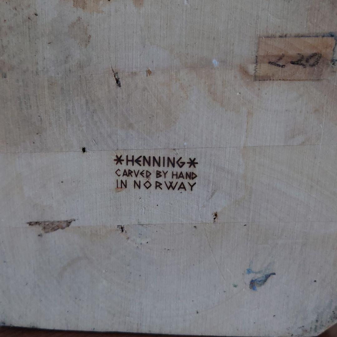 北欧神 木彫り オーディン HENNING/ヘニング