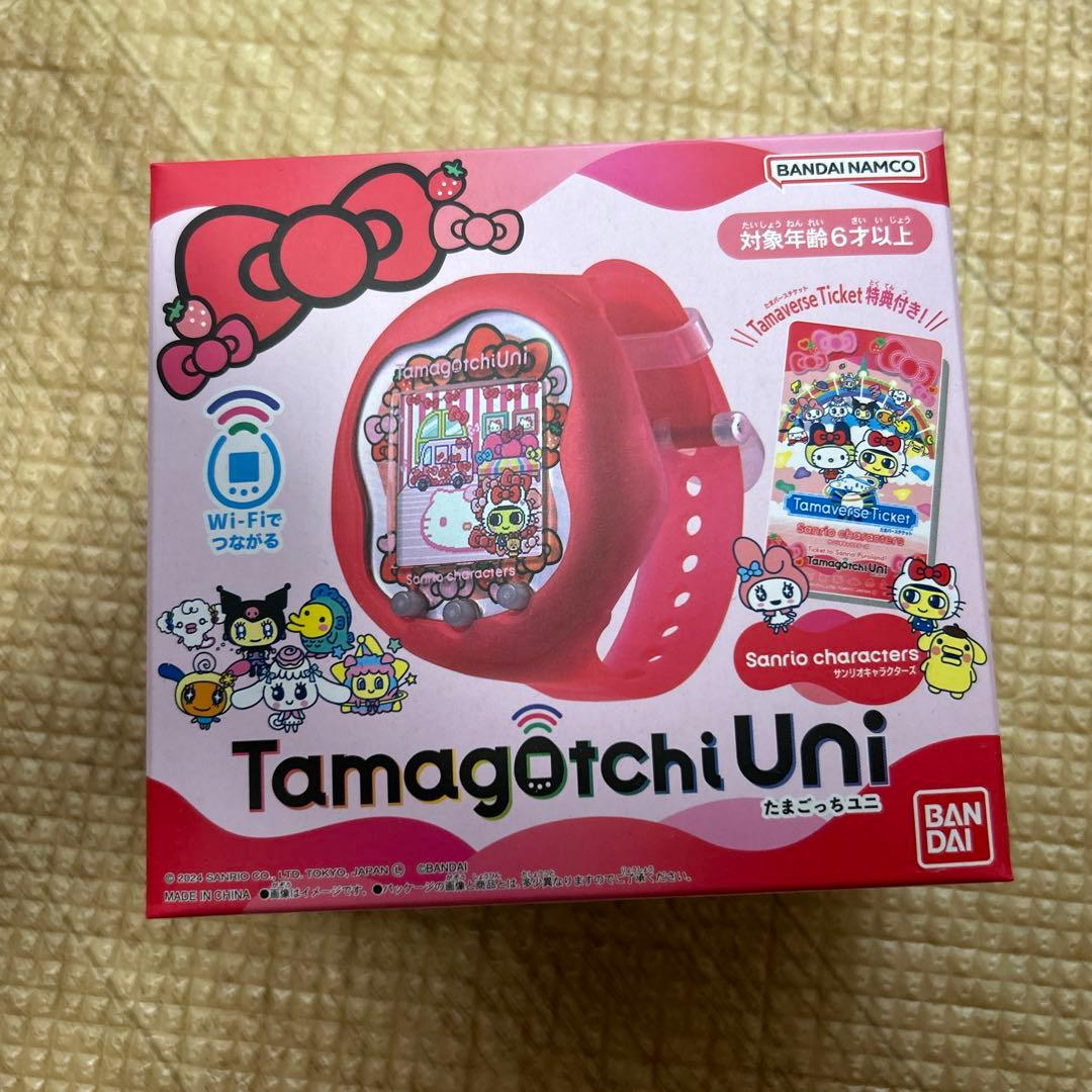 新品未使用　たまごっちUni サンリオ　チケット付き