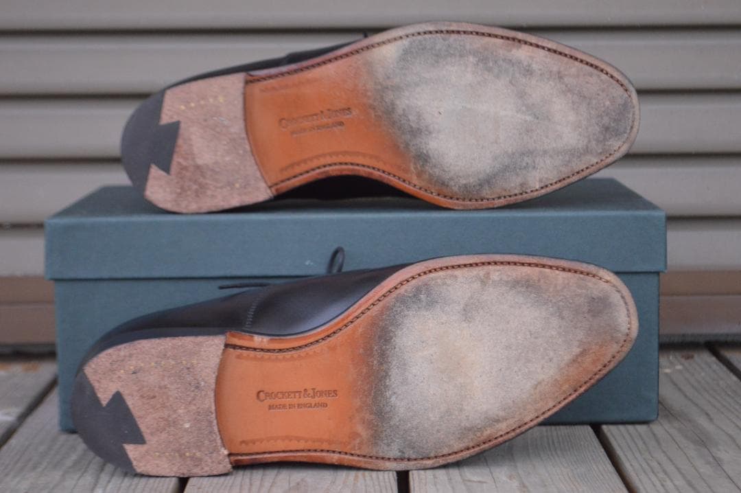 着用数回　CROCKETT＆JONES　CONNAUGHT　6E　ブラック